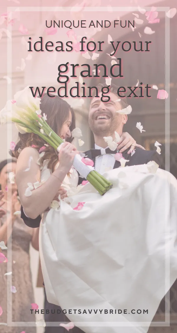 Need some creative and cute ways for your wedding send off? Here are some of our favorite ideas from Etsy for your grand exit!