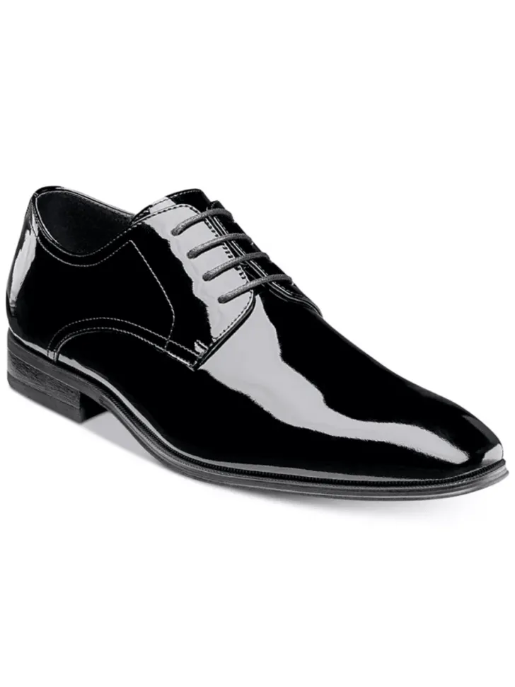 Men's Tux Plain-Toe Oxfords 
