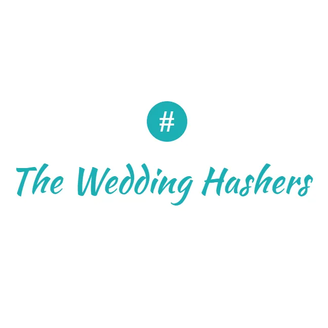 the wedding hashers logo