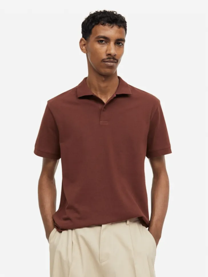 Regular Fit Piqué Polo Shirt 
