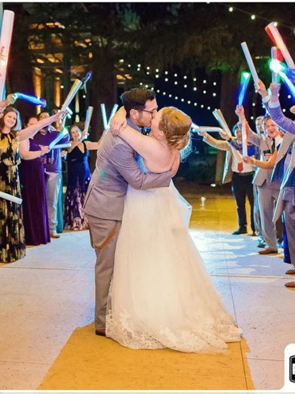 LED Foam Glow Sticks for your Wedding Exit