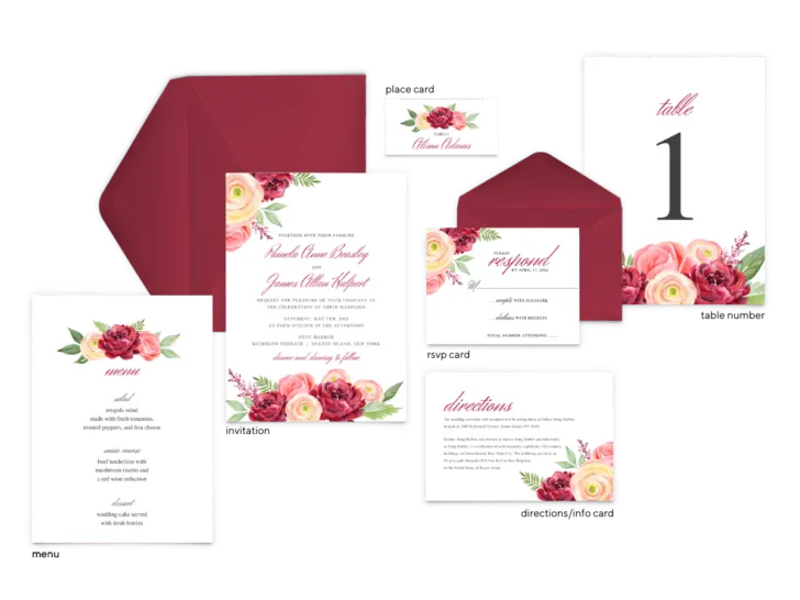 Nickell Suite - Free Wedding Invitation Printables from The Budget Savvy Bride
