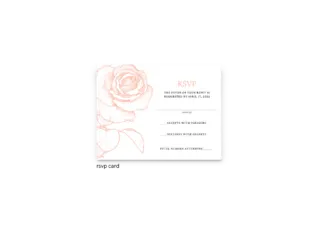 Phoebe RSVP Card - Free Printable Wedding Invitations - Edit with Canva!