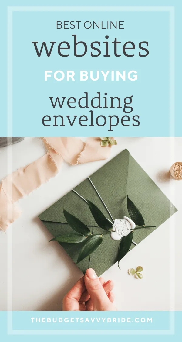 Considering DIY wedding invitations but aren't sure where to buy your envelopes? Check out our favorite online envelope retailers.
