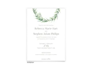 Chelsea Wedding Invitation - Free Printable Wedding Invitations - Edit with Canva!