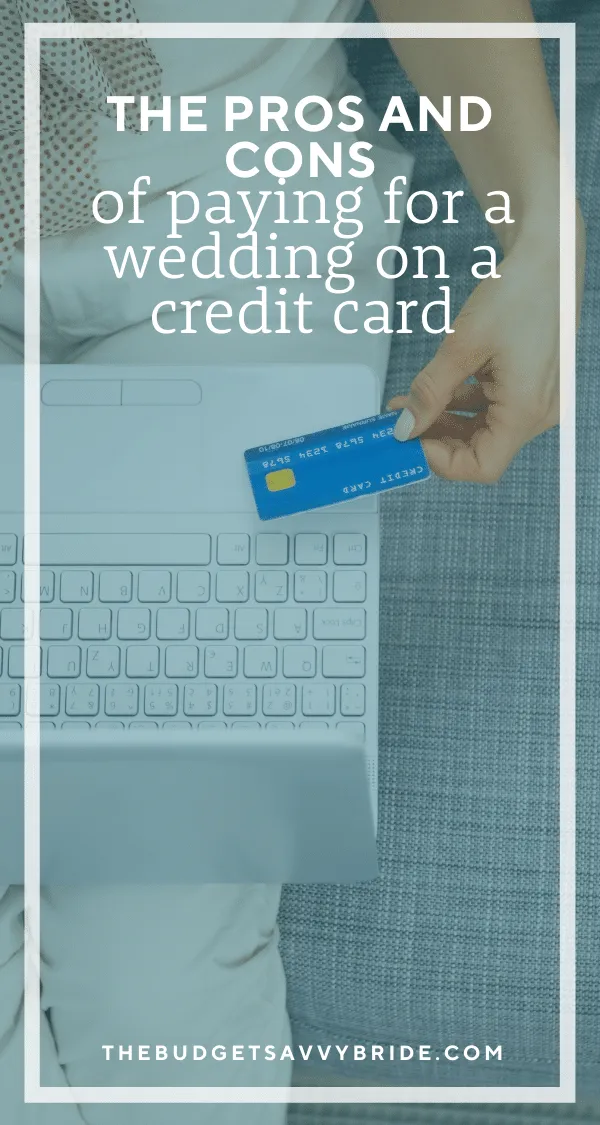How are you planning to pay for your wedding? Let's explore the pros and cons of paying for your wedding expenses on a credit card. 