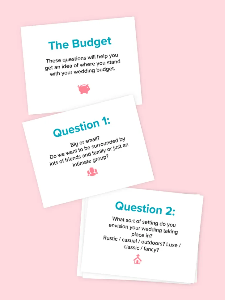 20 questions card mockups