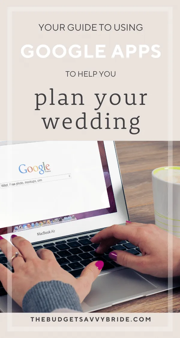 Google has a whole suite of tools that are completely FREE that are super helpful with wedding planning organization!