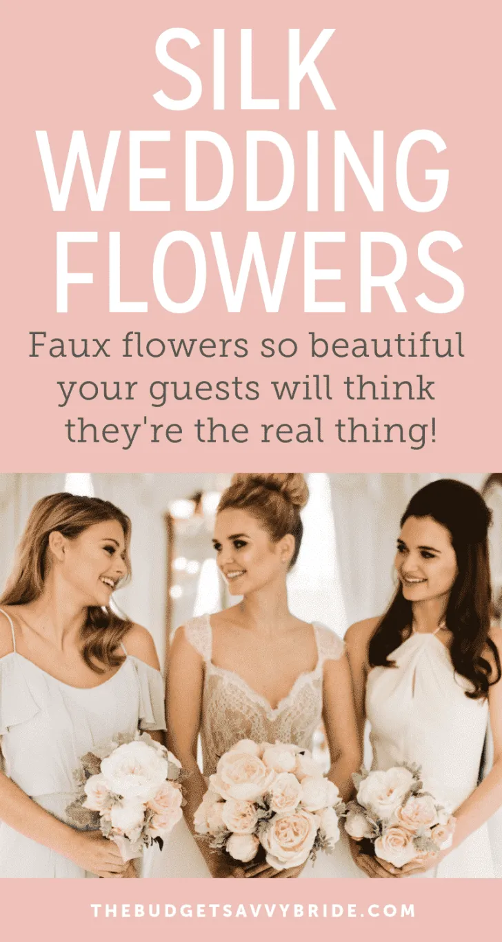 silk wedding flowers for rent